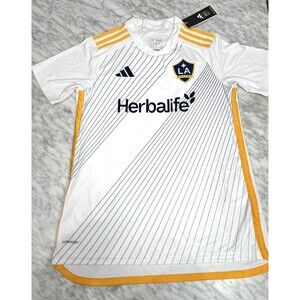 Adidas LA Galaxy Soccer Jersey MLS white IZ0508 soccer futbol Women’s Medium NEW
